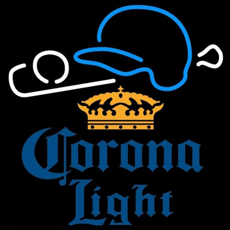 Corona Light Baseball Beer Sign Enseigne Néon