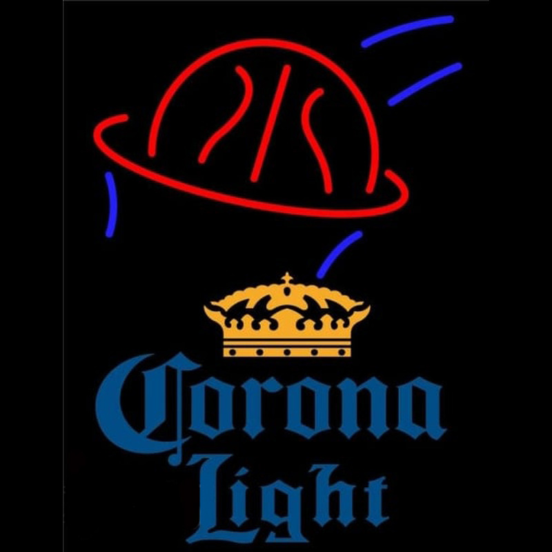 Corona Light Basketball Beer Sign Enseigne Néon