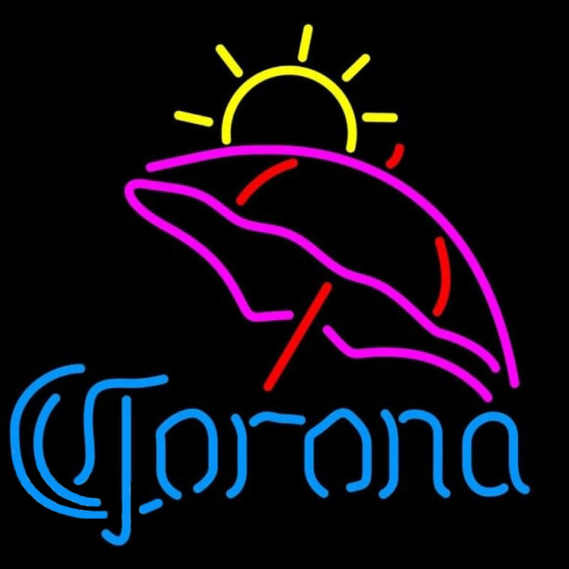 Corona Umbrella Beer Sign Enseigne Néon