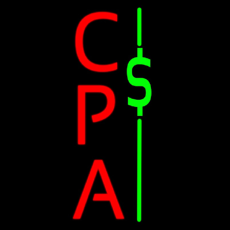 Cpa Dollar Symbol Enseigne Néon
