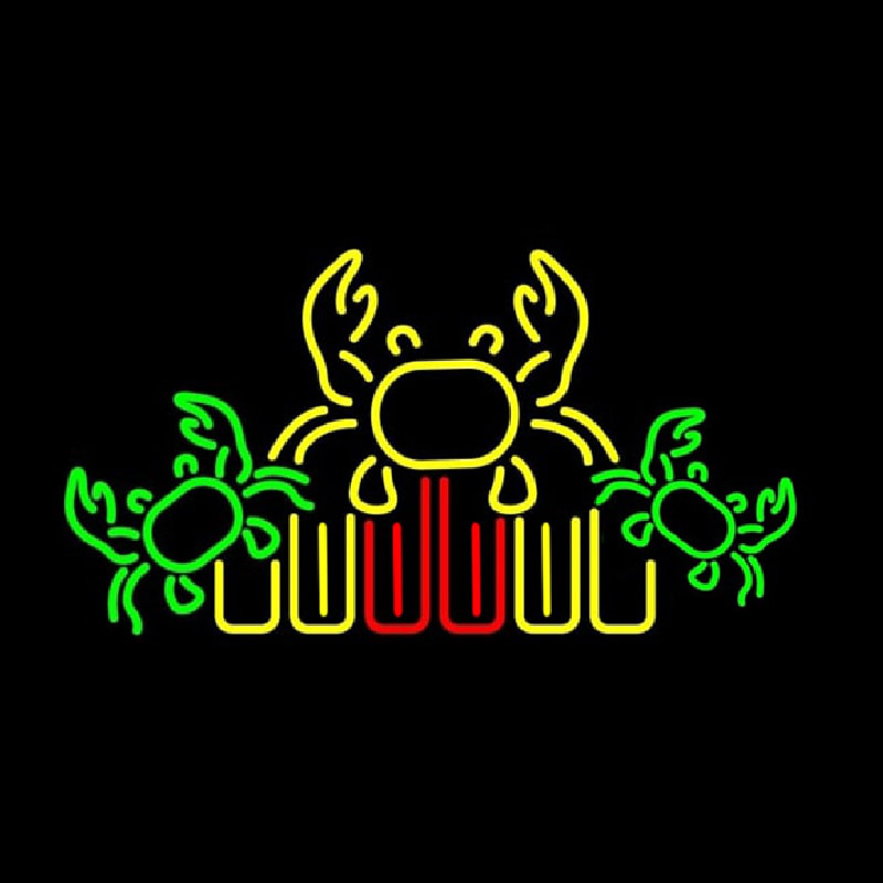 Crabs Logo 2 Enseigne Néon