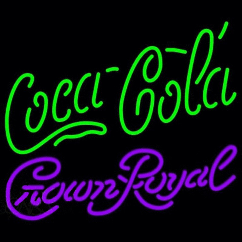 Crown Royal Coca Cola Green Beer Sign Enseigne Néon