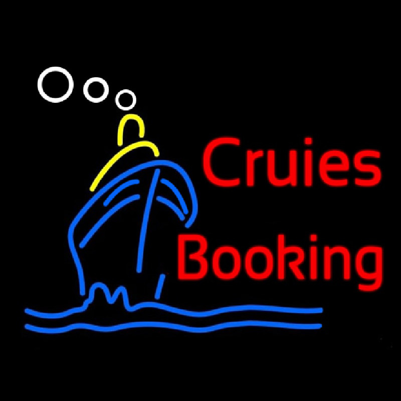 Cruise Booking Enseigne Néon