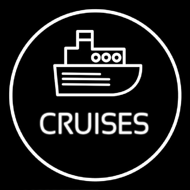 Cruises Icon Button Enseigne Néon