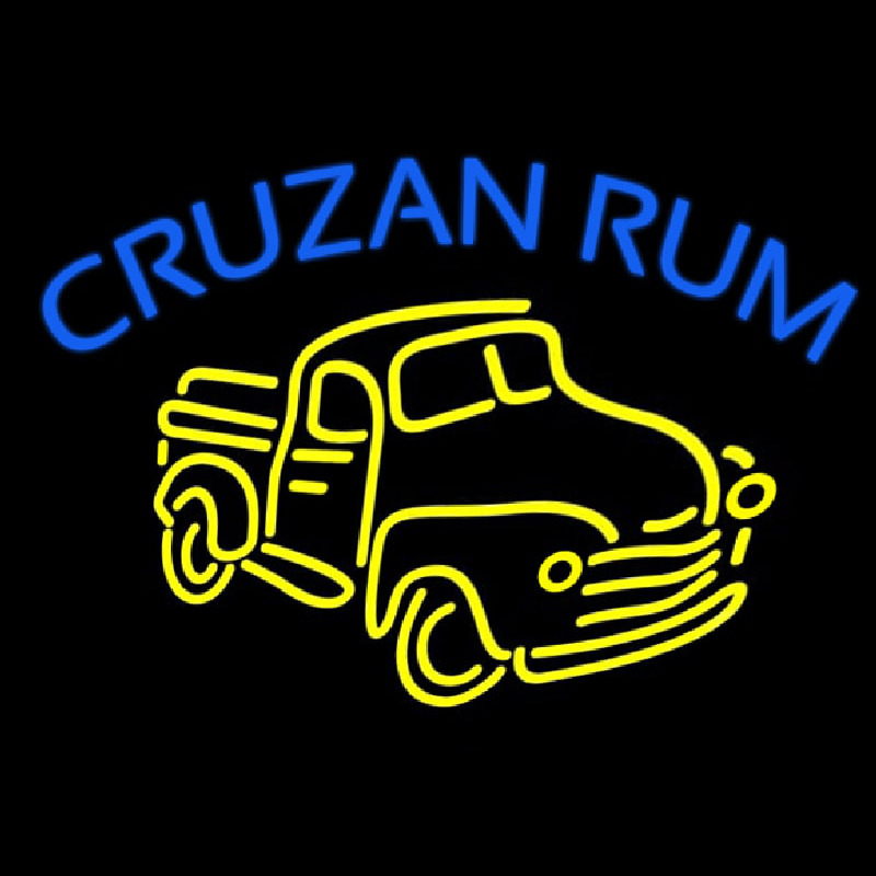 Cruzab Rum Bar Enseigne Néon