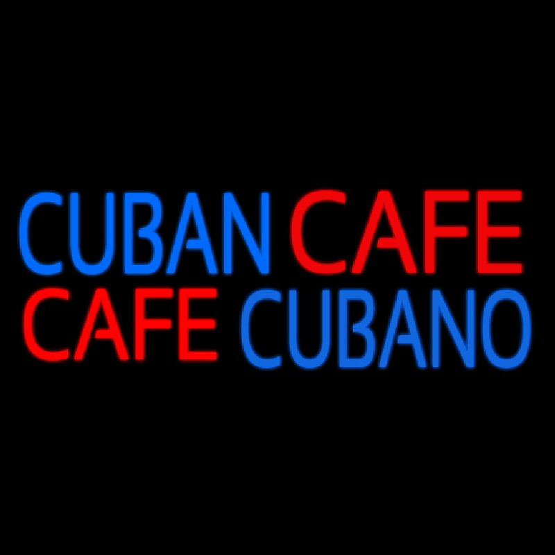 Cuban Cafe Enseigne Néon