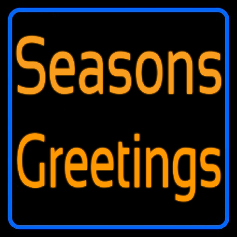 Cursive Seasons Greetings1 Enseigne Néon