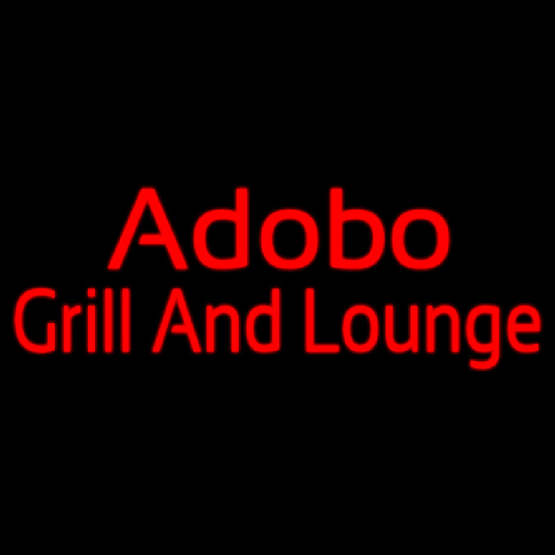 Custom Adobo Grill And Lounge 2 Enseigne Néon