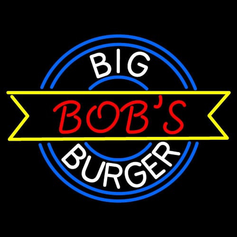 Custom Big Bobs Burger  Enseigne Néon