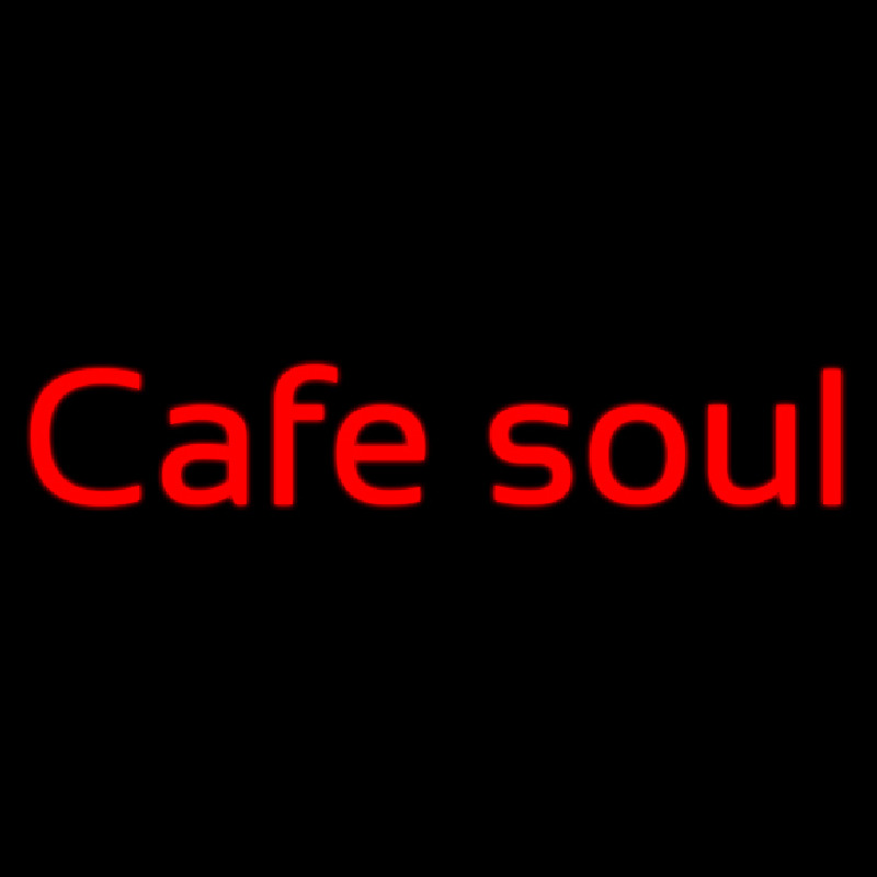 Custom Cafe Soul 2 Enseigne Néon