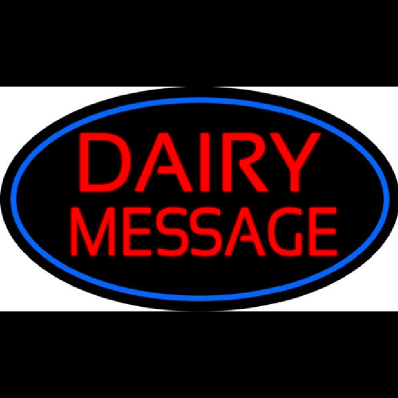 Custom Dairy On Logo Enseigne Néon