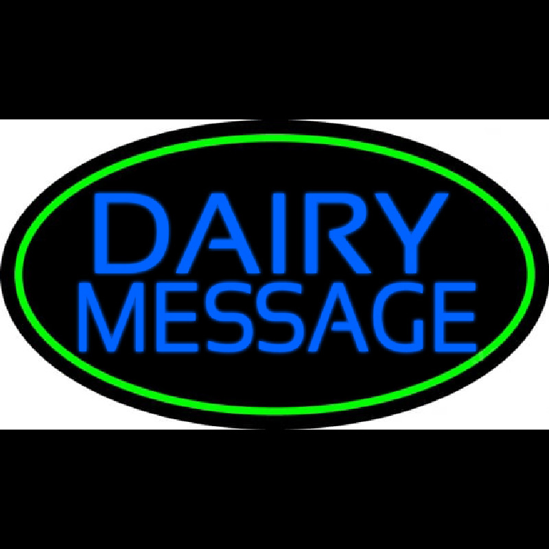 Custom Dairy With Logo Enseigne Néon