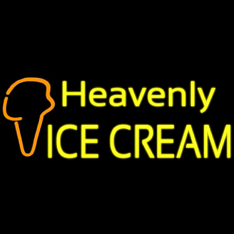 Custom Heavenly Ice Cream Cone Enseigne Néon