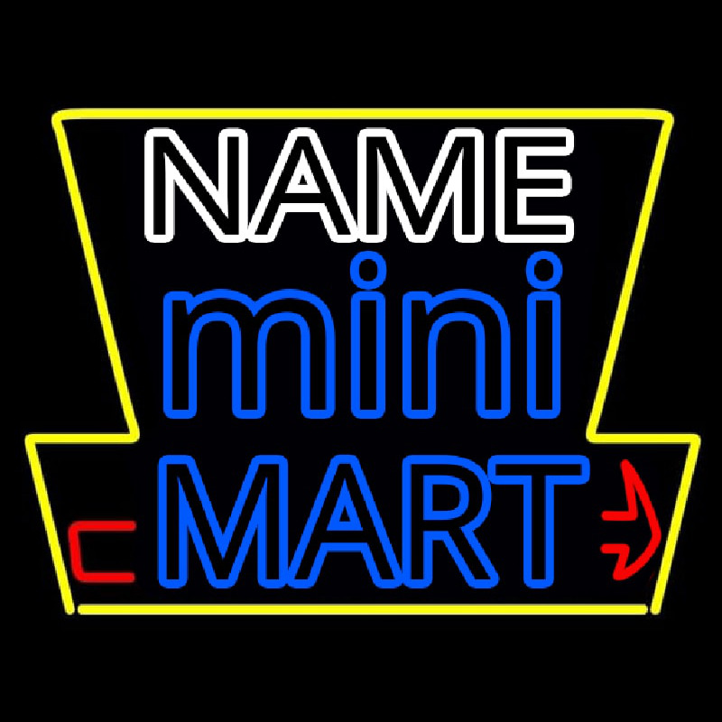Custom Mini Mart Enseigne Néon