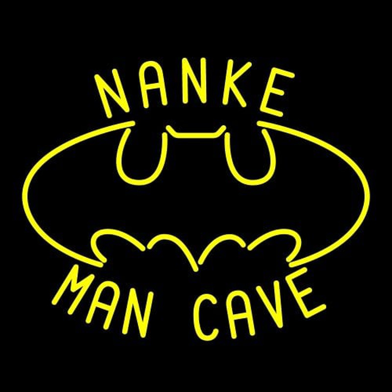 Custom Nanke Mancave Bat Enseigne Néon