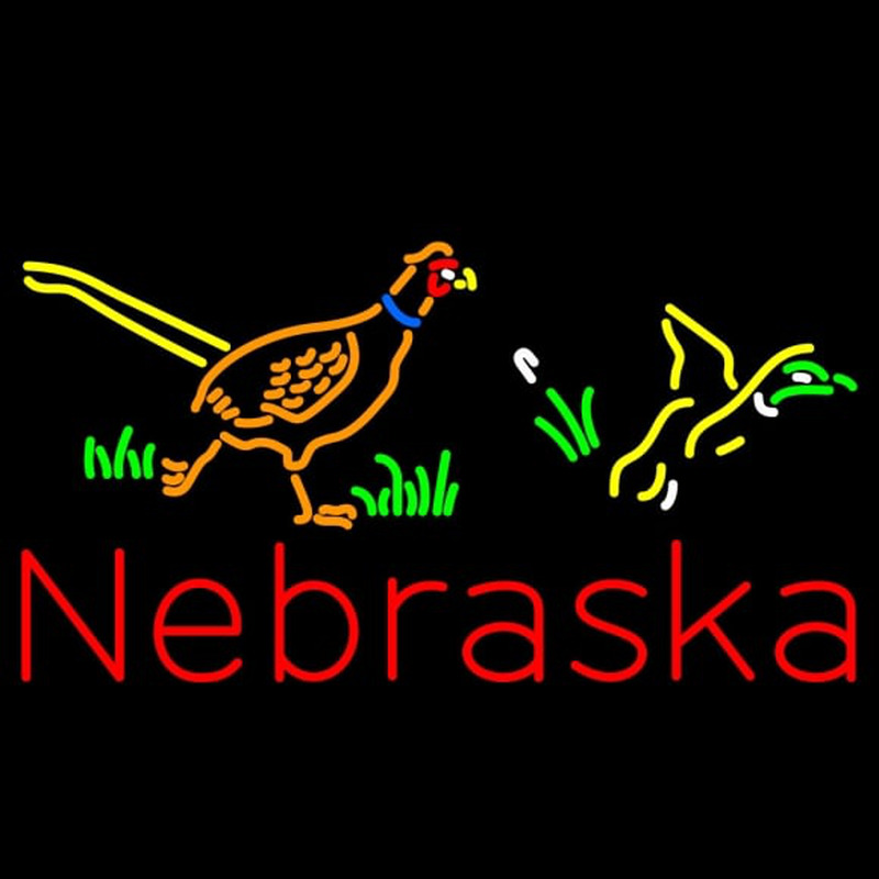 Custom Nebraska Pheasant Steve Enseigne Néon