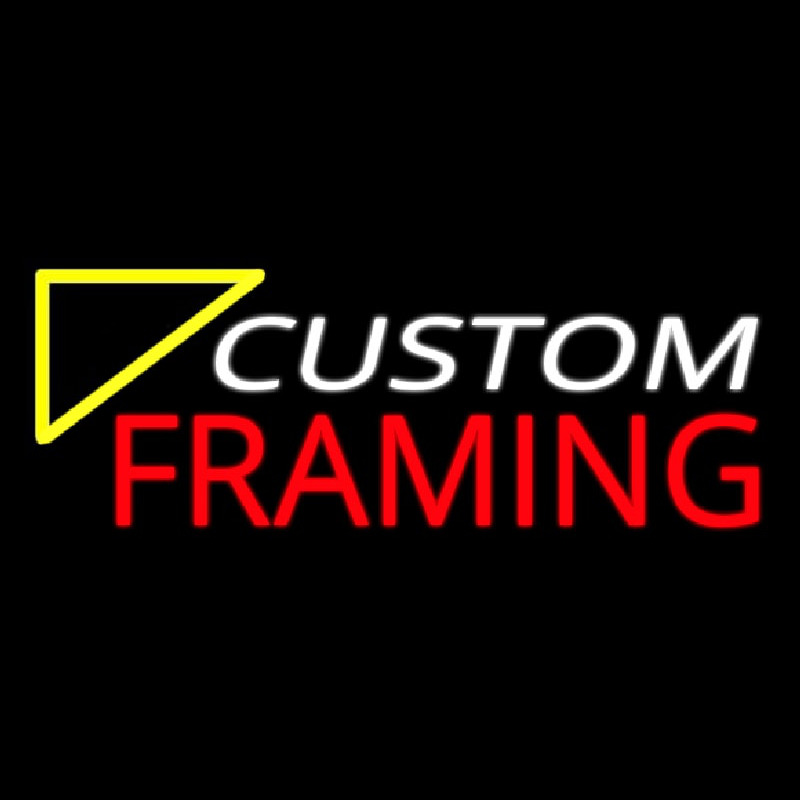 Custom Red Framing Enseigne Néon