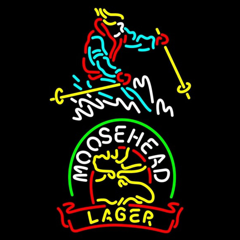 Custom Steamboat Moosehead Beer Enseigne Néon