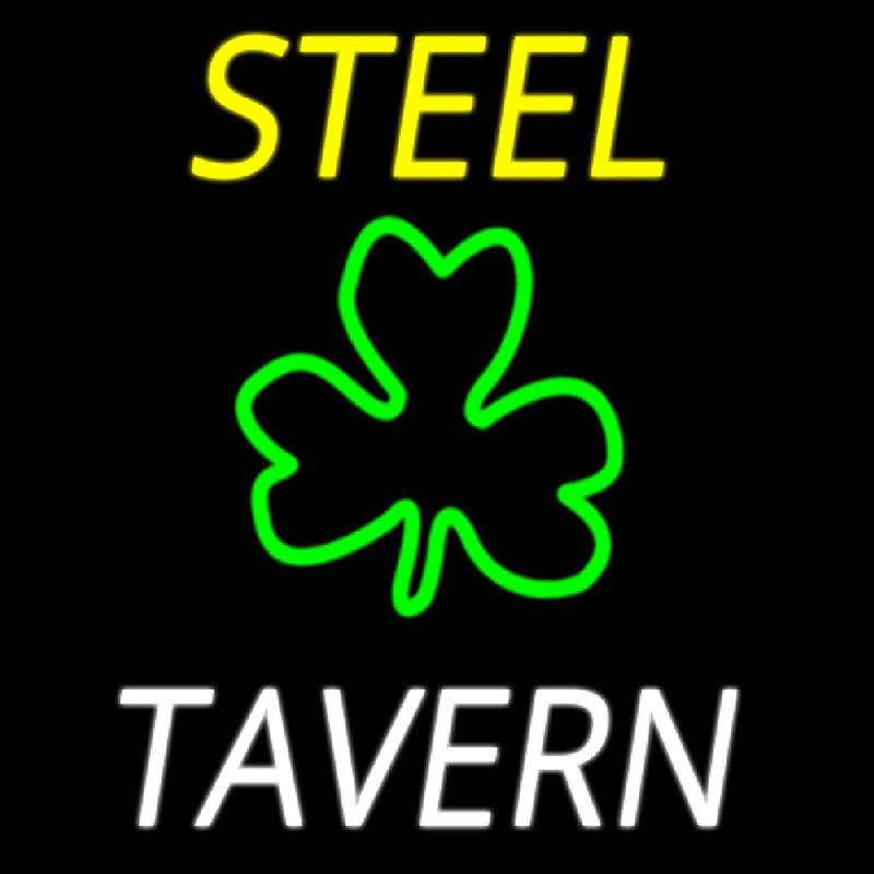 Custom Steel Tavern 3 Enseigne Néon