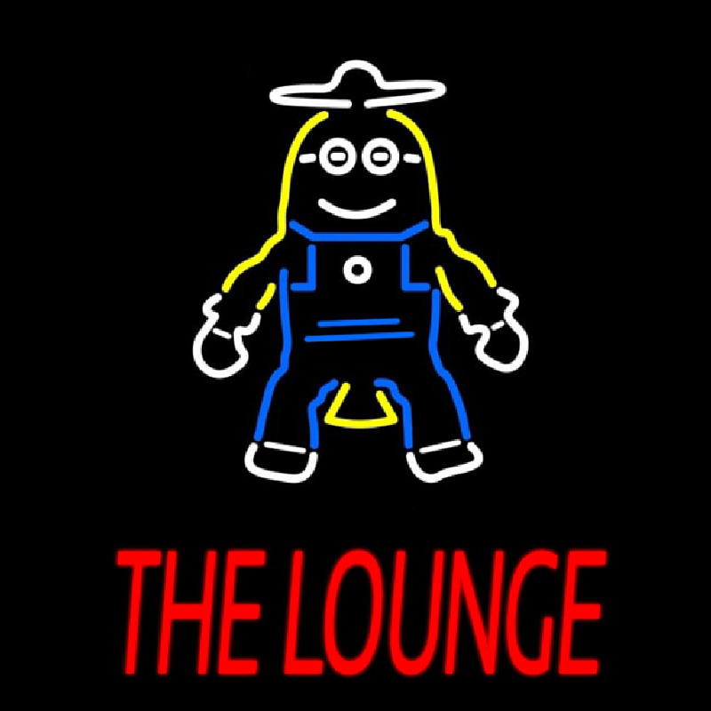 Custom The Lounge Enseigne Néon