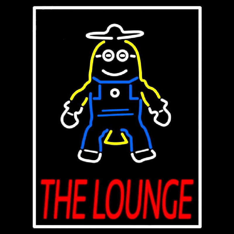 Custom The Lounge Enseigne Néon