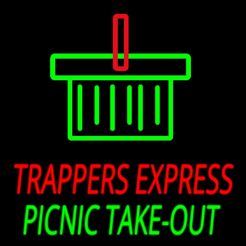Custom Trappers E press Picnic Take Out Enseigne Néon