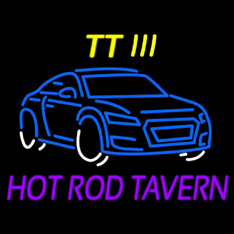 Custom Tt 3 Hot Rod Tavern Car Logo 1 Enseigne Néon