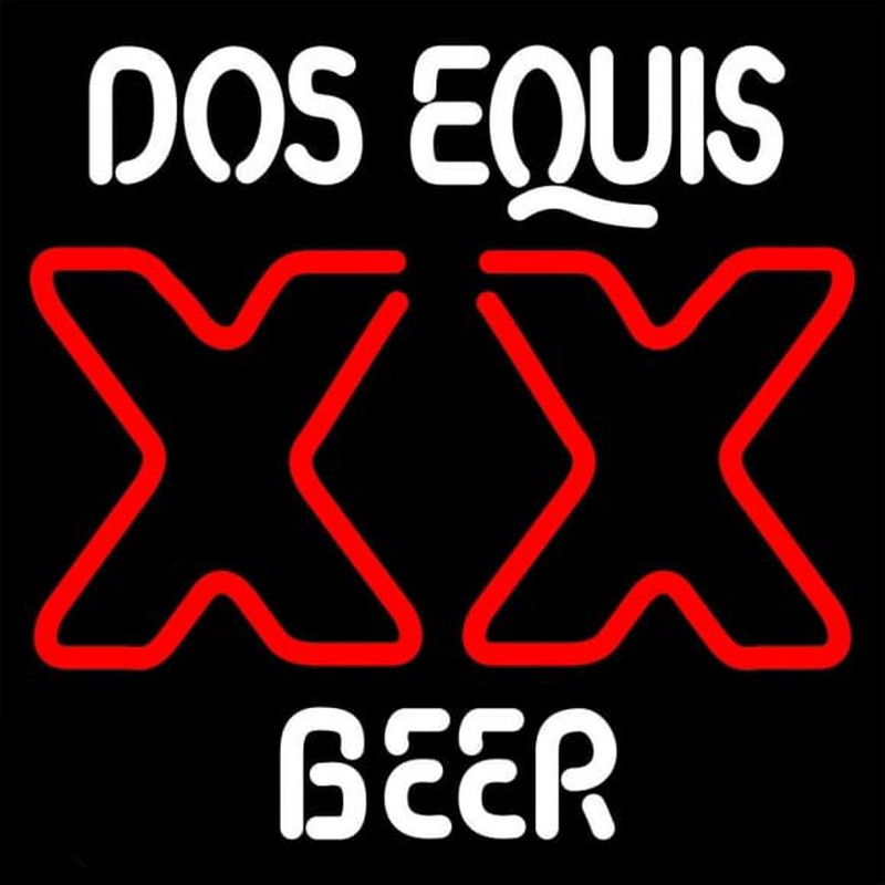 DOS Equis Beer Sign Enseigne Néon
