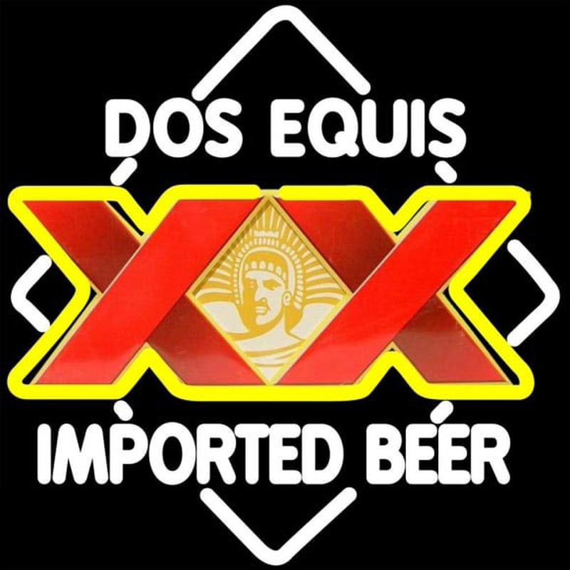 DOS Equis Imported Beer Sign Enseigne Néon