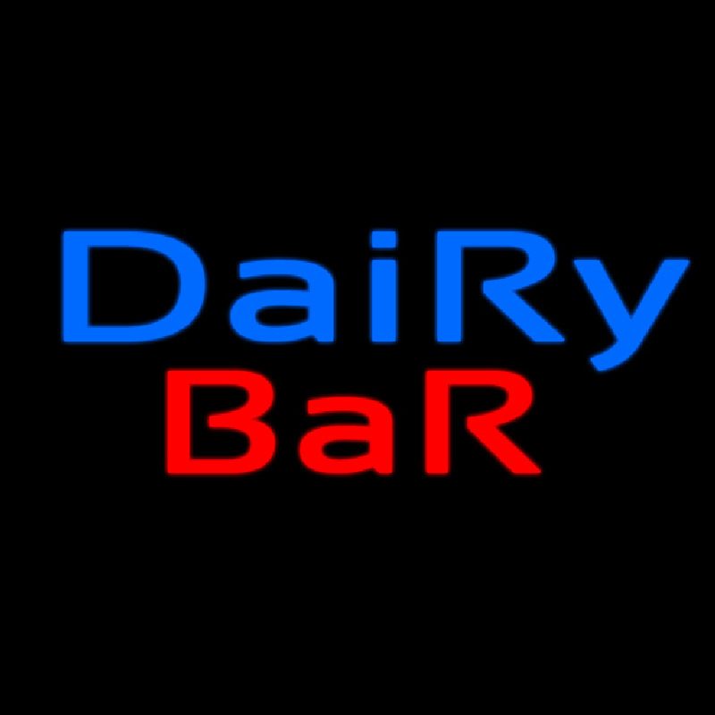 Dairy Bar Enseigne Néon