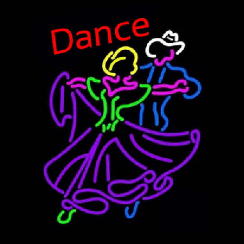 Dancing Couple Dance Enseigne Néon