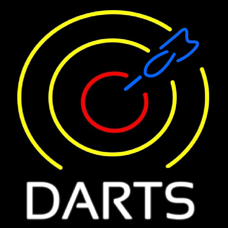 Dart Board Enseigne Néon