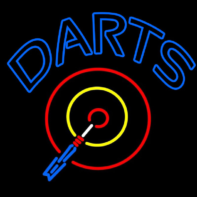 Darts Room Enseigne Néon