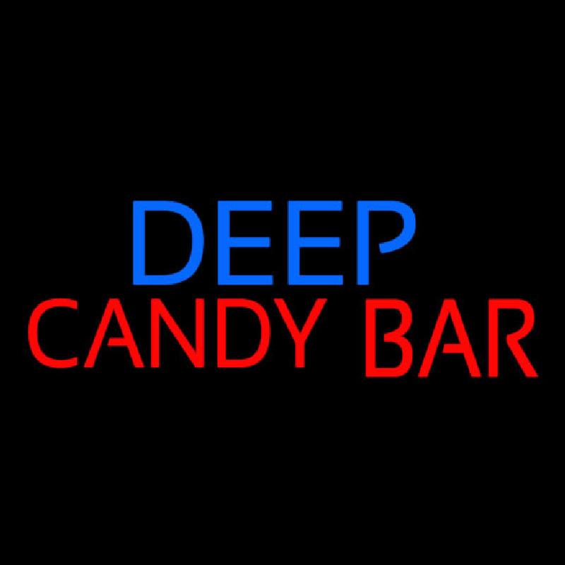 Deep Candy Bars Enseigne Néon