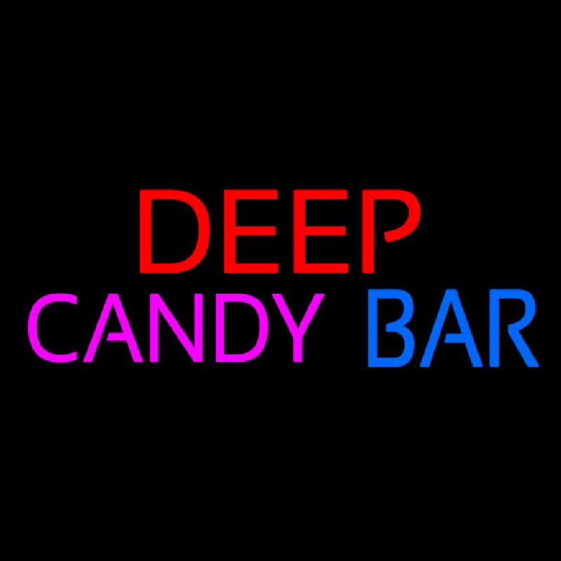 Deep Candy Bars Enseigne Néon