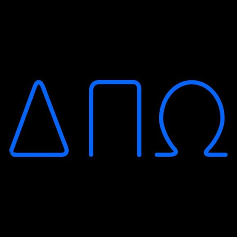 Delta Pi Omega Enseigne Néon