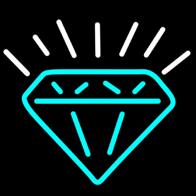 Diamond Logo Enseigne Néon