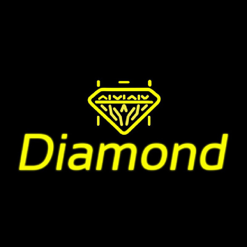 Diamond Yellow Enseigne Néon