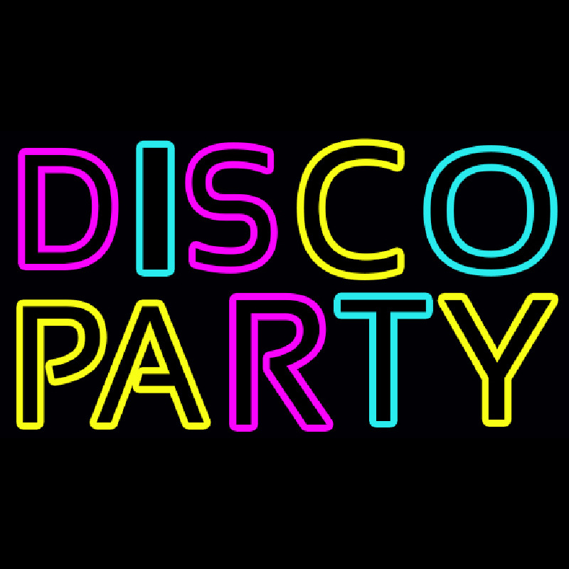 Disco Party 3 Enseigne Néon