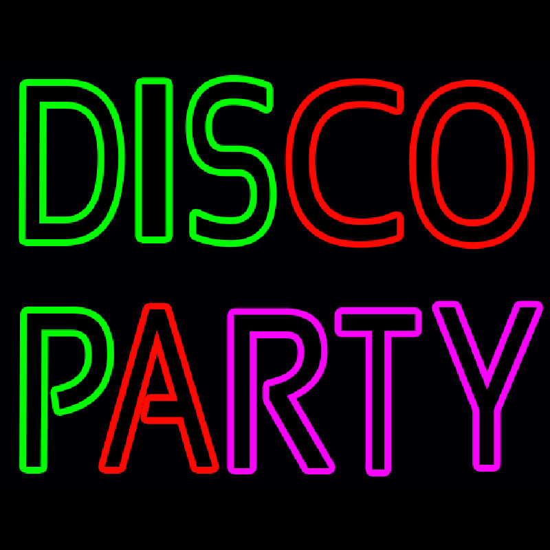 Disco Party Enseigne Néon