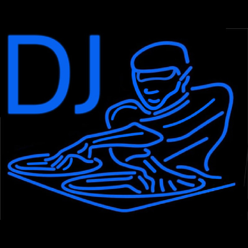 Dj Disc Jockey Disco Music 1 Enseigne Néon