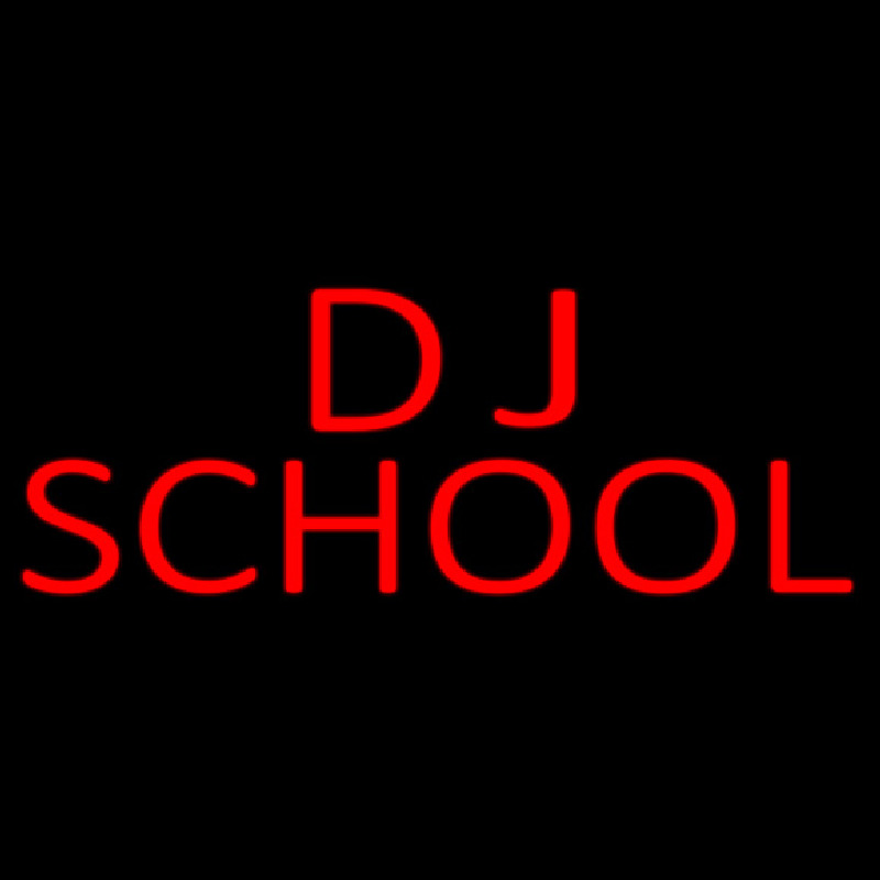 Dj School 1 Enseigne Néon