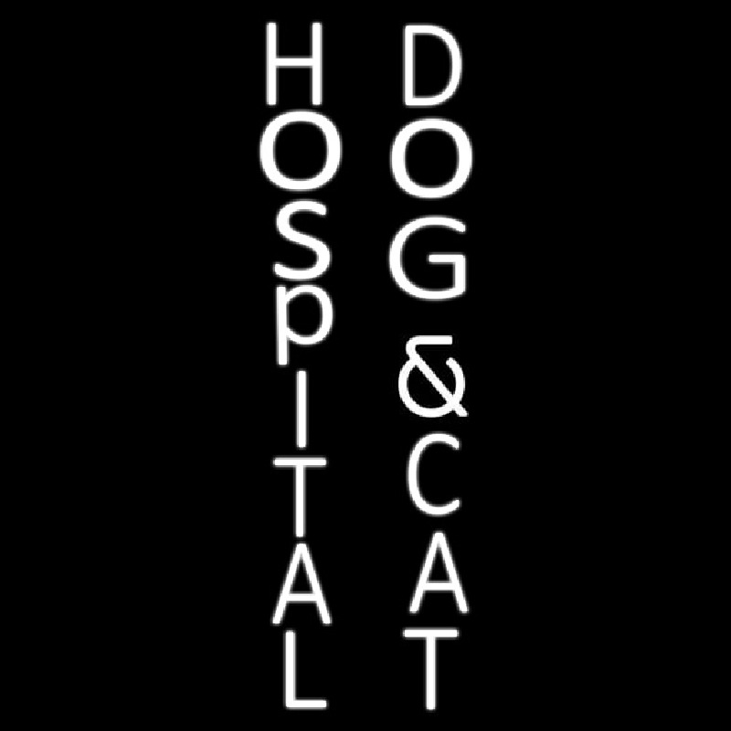 Dog And Cat Hospital Enseigne Néon