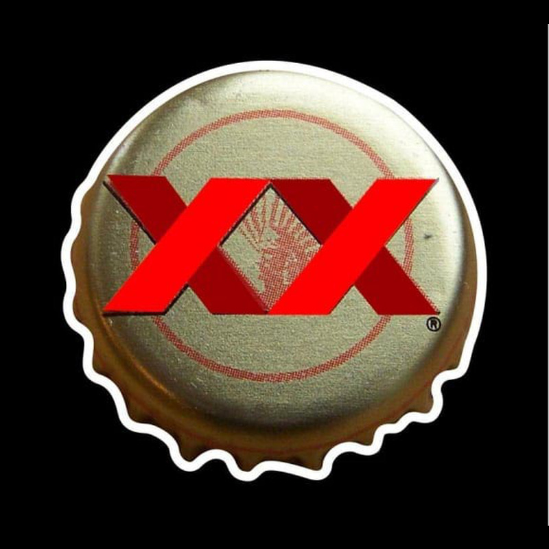 Dos Equis Amber Me ico Bottle Cap Beer Sign Enseigne Néon