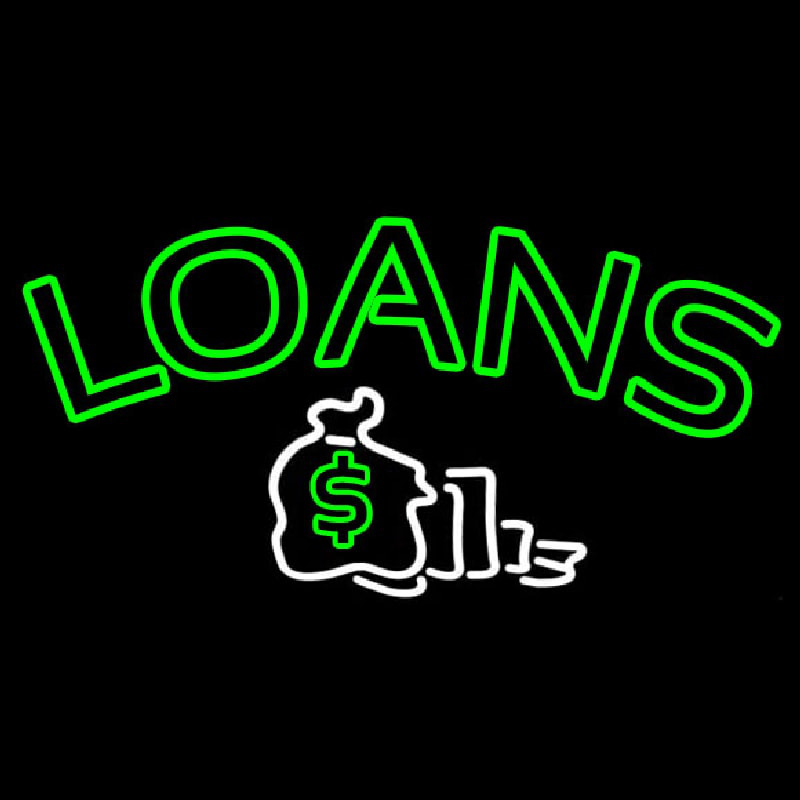 Double Stroke Loans With Logo Enseigne Néon