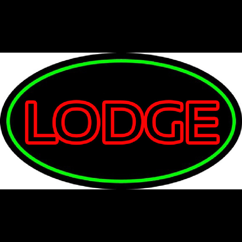 Double Stroke Lodge Enseigne Néon