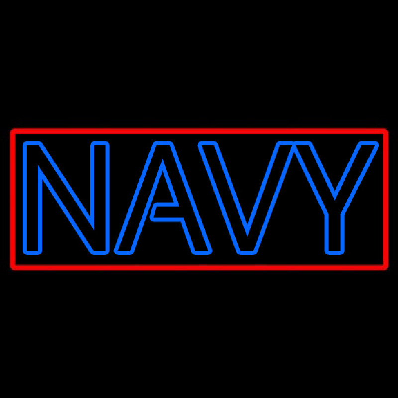 Double Stroke Navy Enseigne Néon