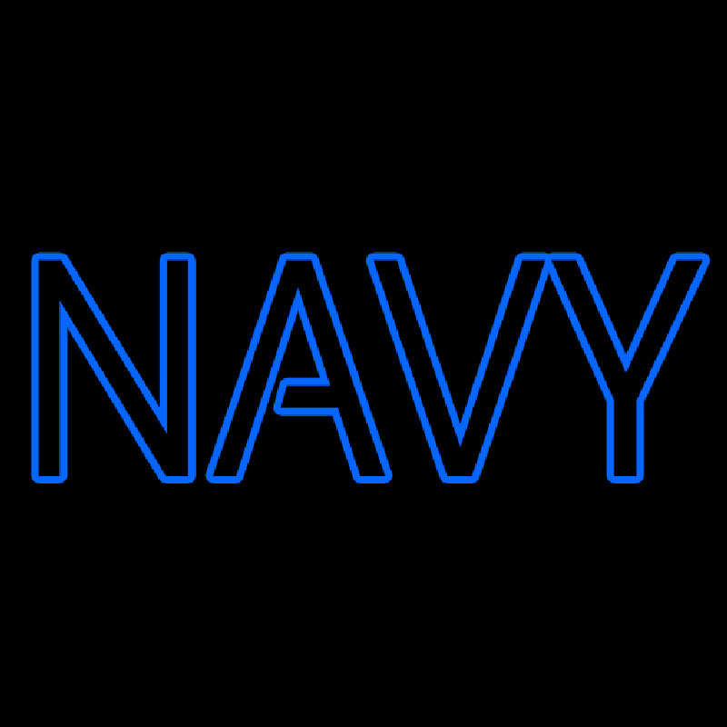 Double Stroke Navy Enseigne Néon