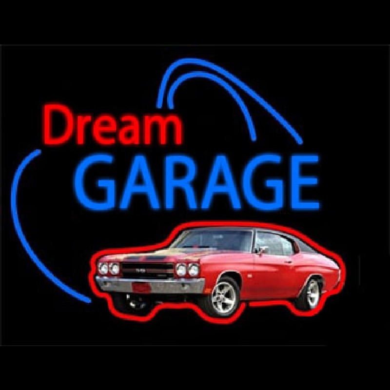Dream Garage Chevy Chevelle Ss Enseigne Néon