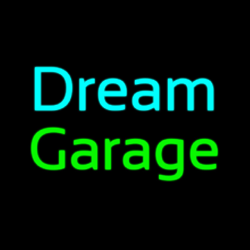 Dream Garage Enseigne Néon